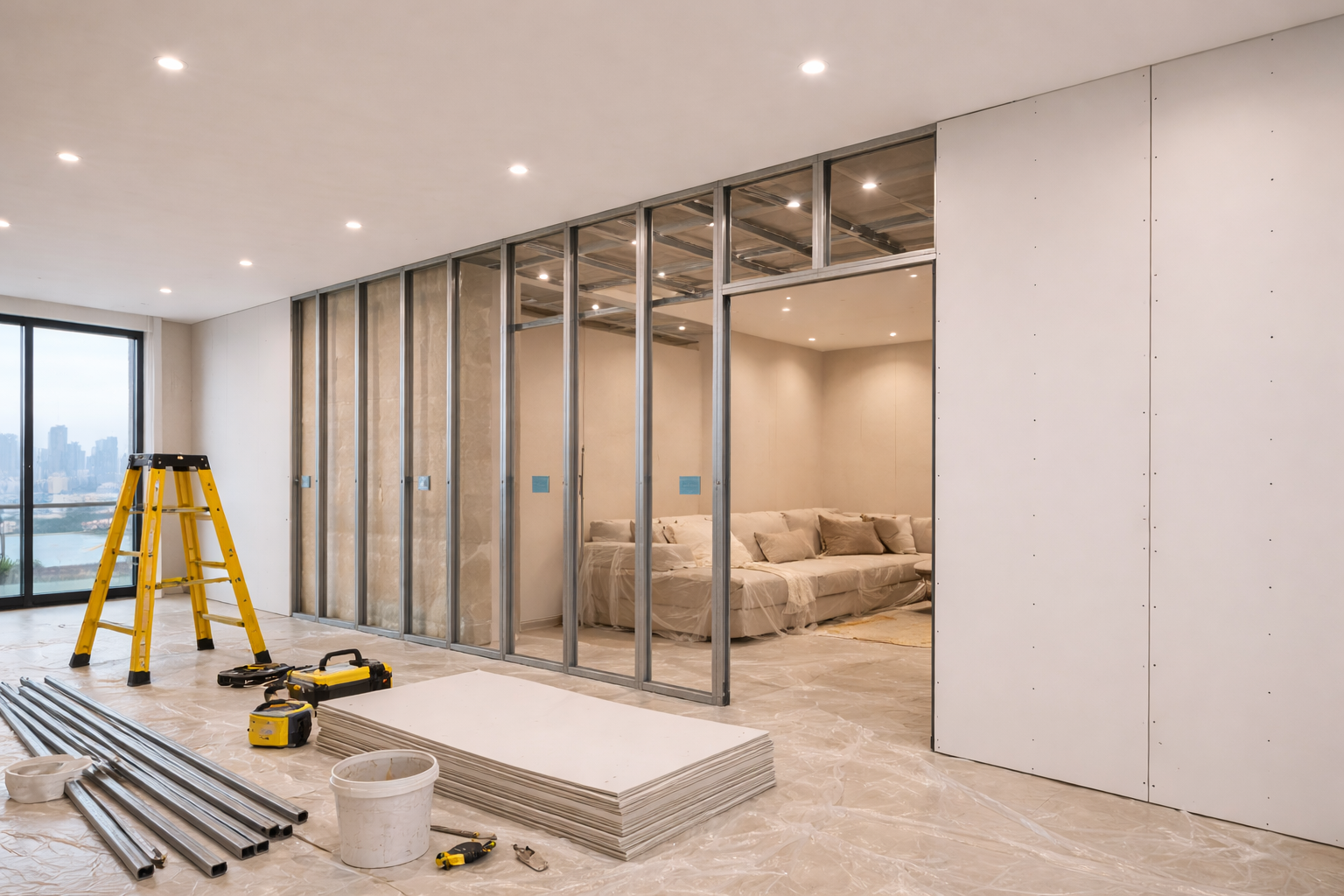 تركيب قواطع جبس بورد في الكويت